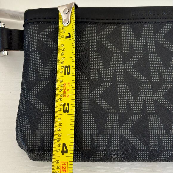 MICHAEL KORS MINI LOGO SHOULDER HANDBAG BLACK $68 NEW - Picture 8 of 9